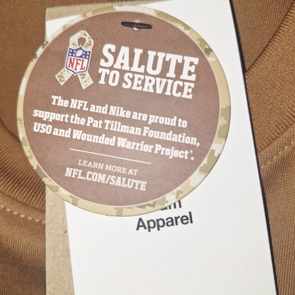 Nike Dri-fit Official NFL Cleveland Browns Brown T-Shirt In A Mens Large. NWT - Picture 5 of 12